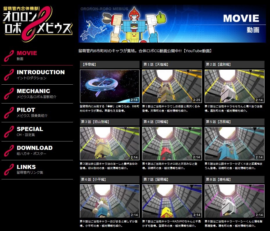 オロロンロボメビウスの動画ページ