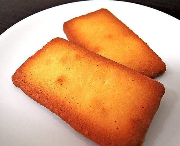 バターサブレの表面