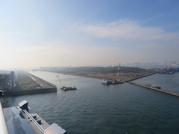 東京湾埋め立て地の「中央防波堤」