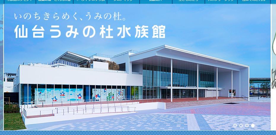 画像は「仙台うみの杜水族館」ホームページより