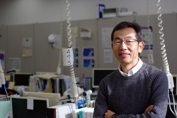 案内役を務めていただいた陸前高田市役所農林課の派遣職員（当時）、中丸勝典氏