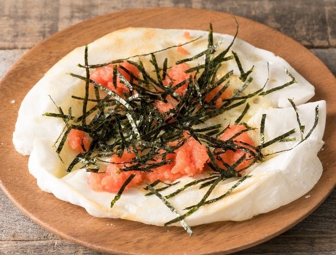 明太子＋チーズ＋のり（画像提供／もちピザ本舗）