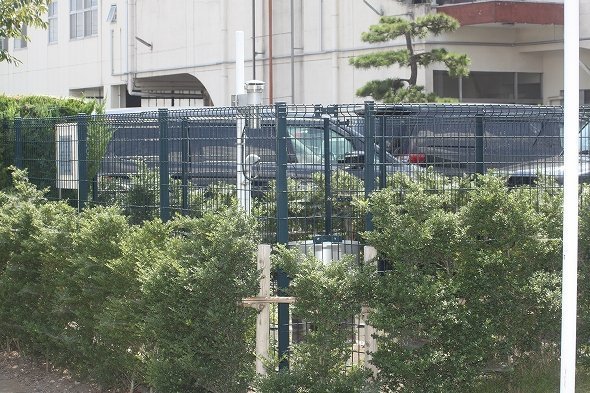 館林市の旧アメダス観測所（編集部2015年撮影）