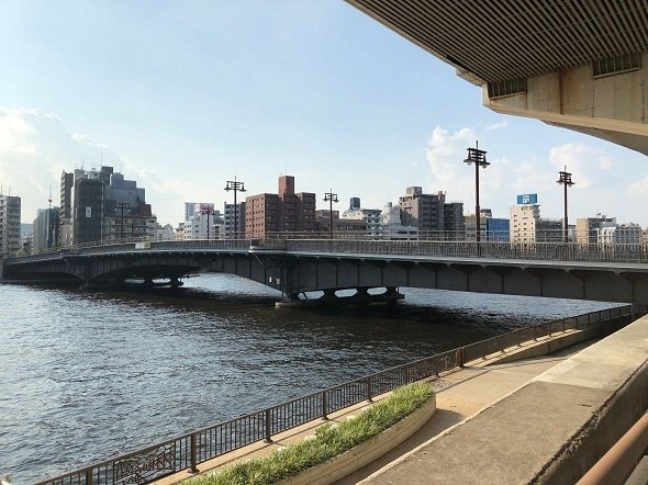 今では芦も見当たらない（2018年7月記者撮影）