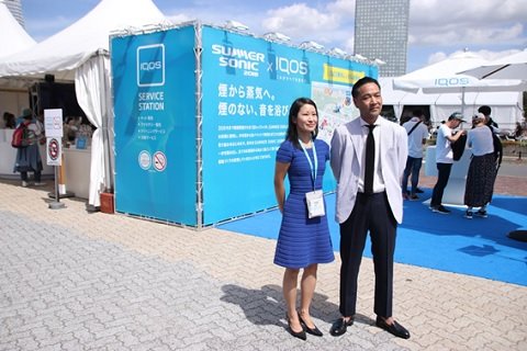 左：フィリップモリスジャパン社の坂牧真美さん　右：クリエイティブマンプロダクションの小池邦彦さん