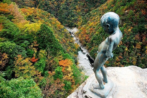 日本三大秘境・祖谷渓が舞台だ(画像提供:三好市観光課)