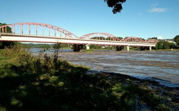 那珂川河畔（道の駅かつら公式フェイスブックページより）
