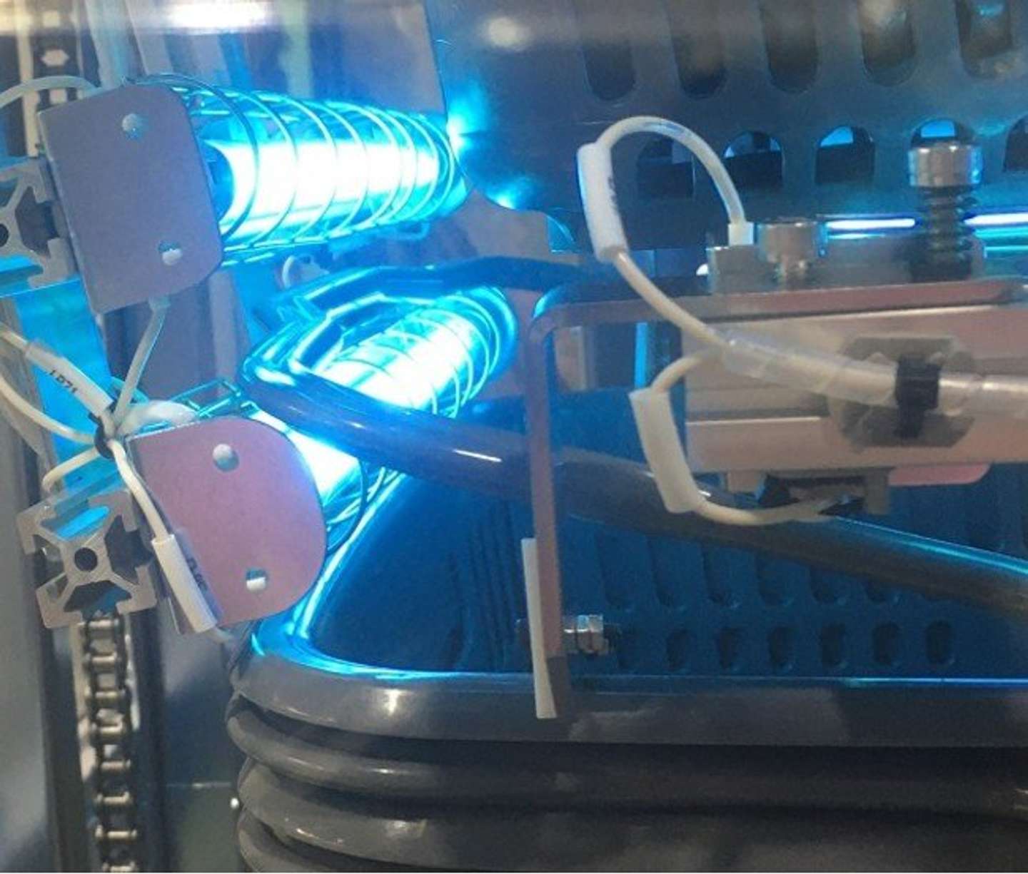 除菌中の様子（画像はイオンのプレスリリースより）