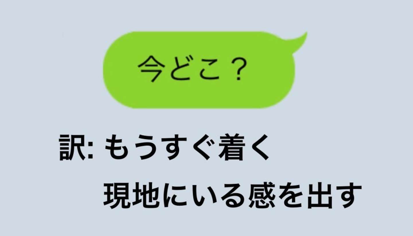 「今どこ？」は「現地にいる感を出す