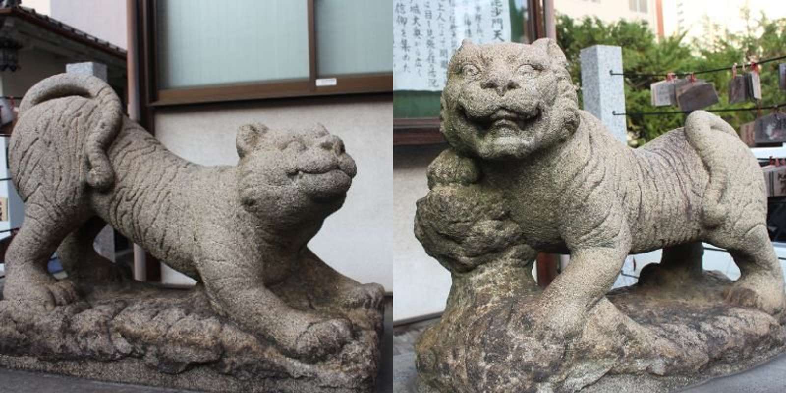 吽形の寅、阿形の寅(画像は編集部撮影)