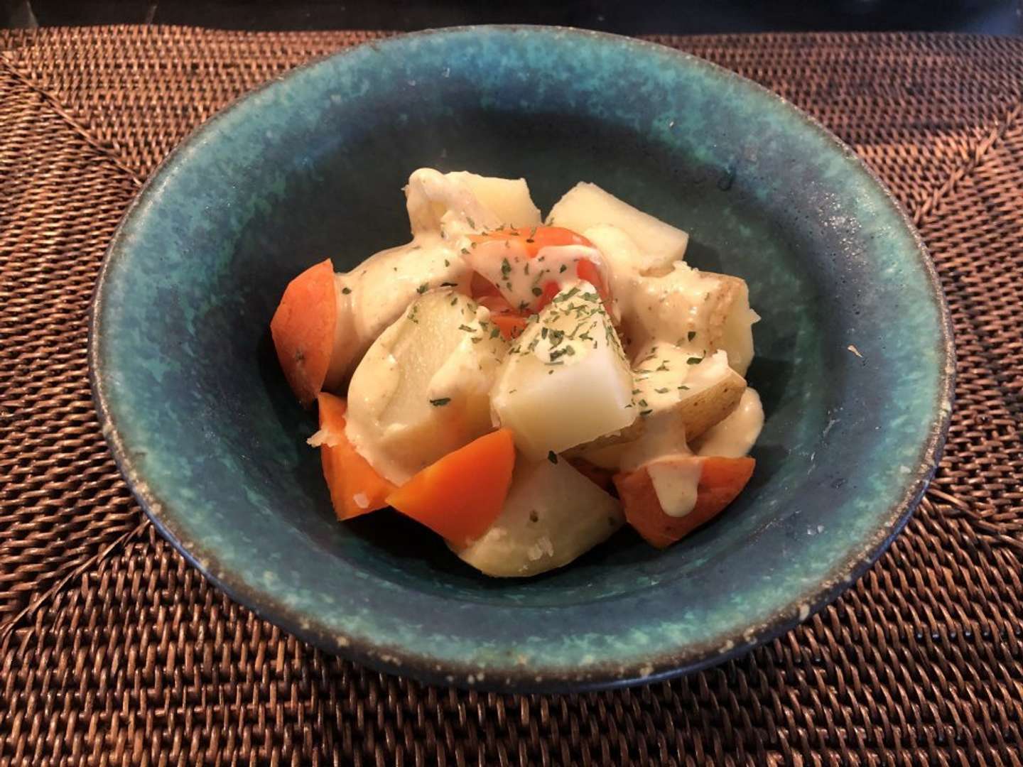 冬なのでホットサラダっぽく