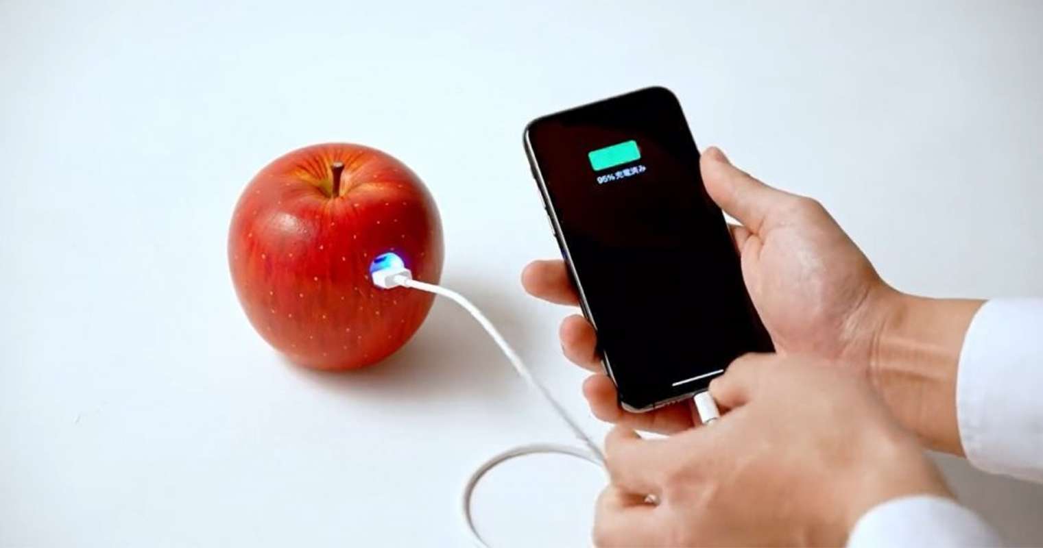 ついにリンゴで発電可能に！？ 青森県が生み出した「iPhoneの充電器