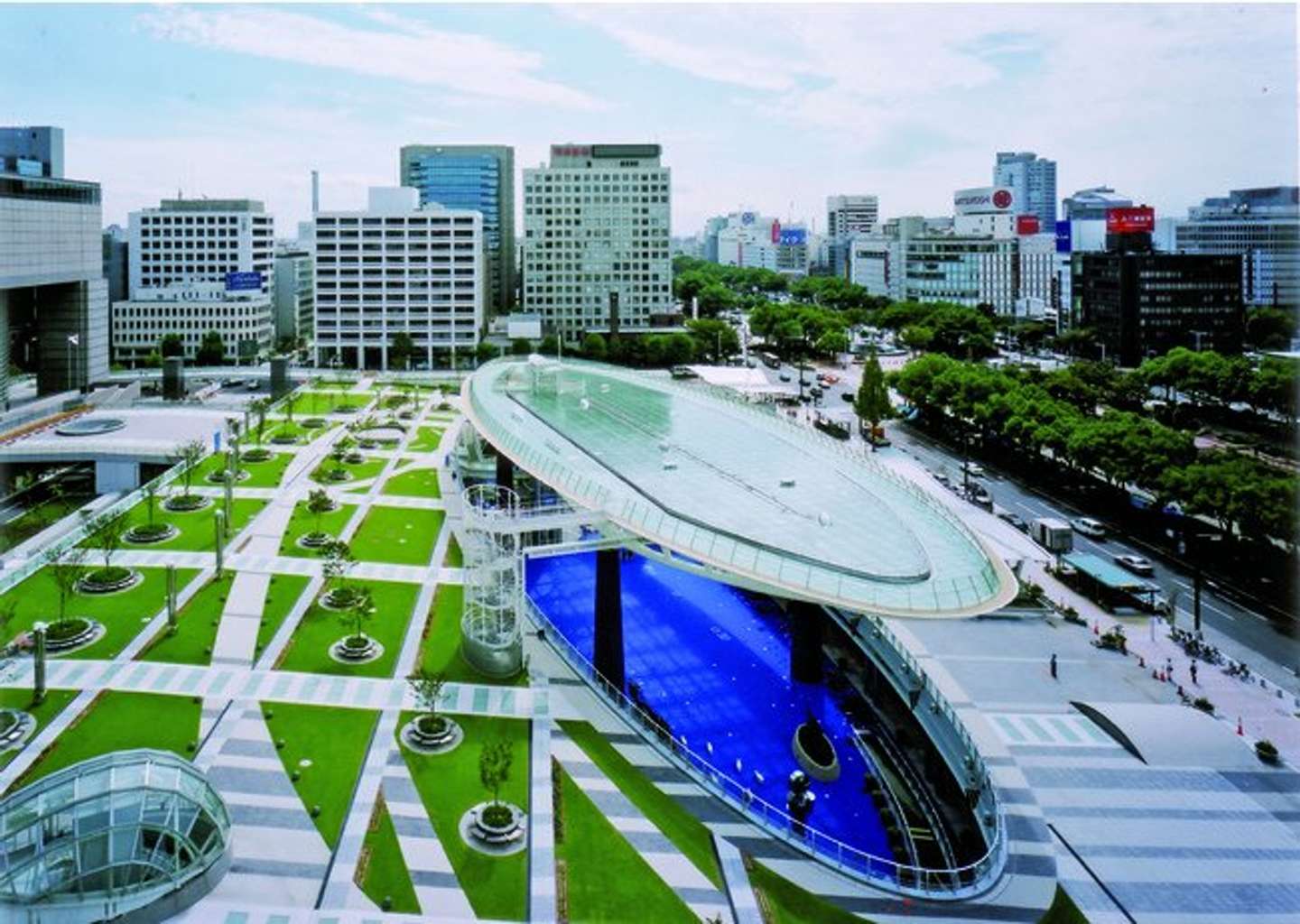 これが「水の宇宙船」だ!(オアシス21を運営する栄公園振興のプレスリリースより、以下同)