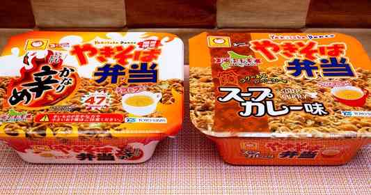 普段はやさしい「やきそば弁当」だけど...　新フレーバー「いつもよりかなり辛め」は火を噴くレベル