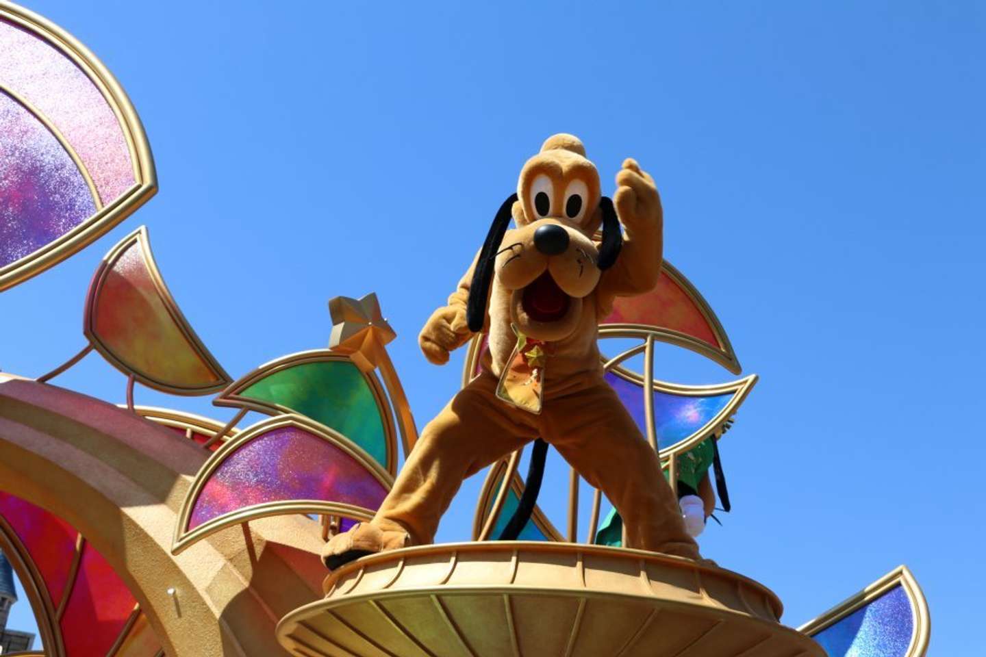 プルートも張り切って踊っていた