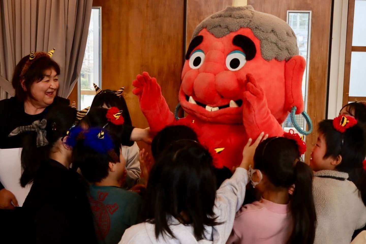 子どもに大人気の鬼