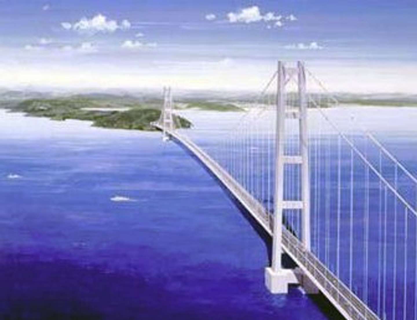 道路完成のイメージ図(画像提供:紀淡連絡道路実現期成同盟会事務局)