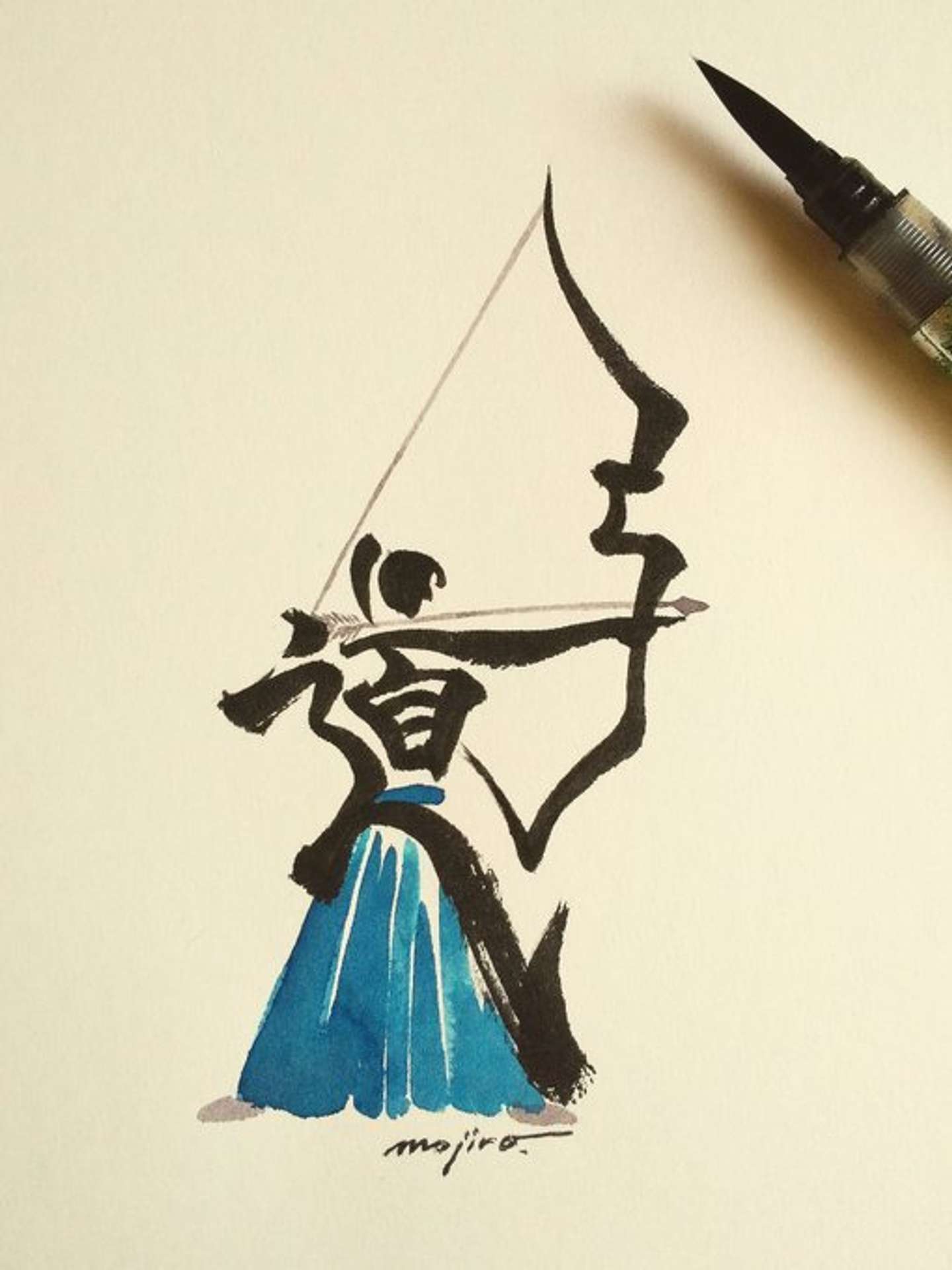 この絵、読めるぞ！（画像は文字郎＠982ra1さんの投稿より）