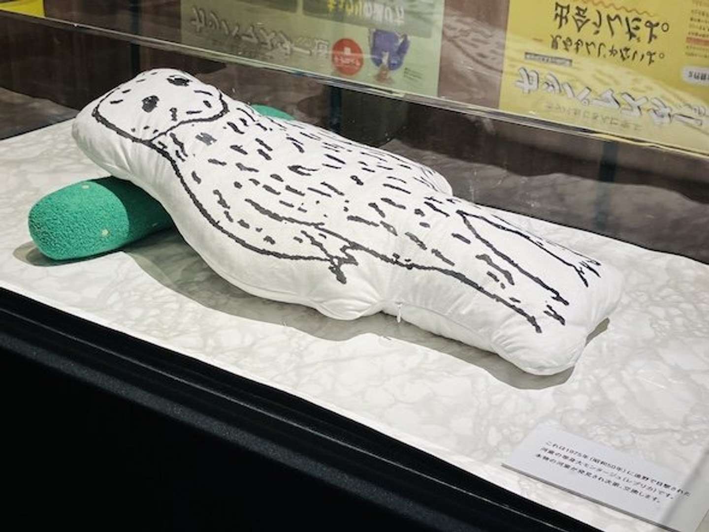 「いつき」さん（＠eki_itsuki）の投稿より、等身大モンタージュ（レプリカ）。「本物の河童が発見され次第、交換します」とのこと