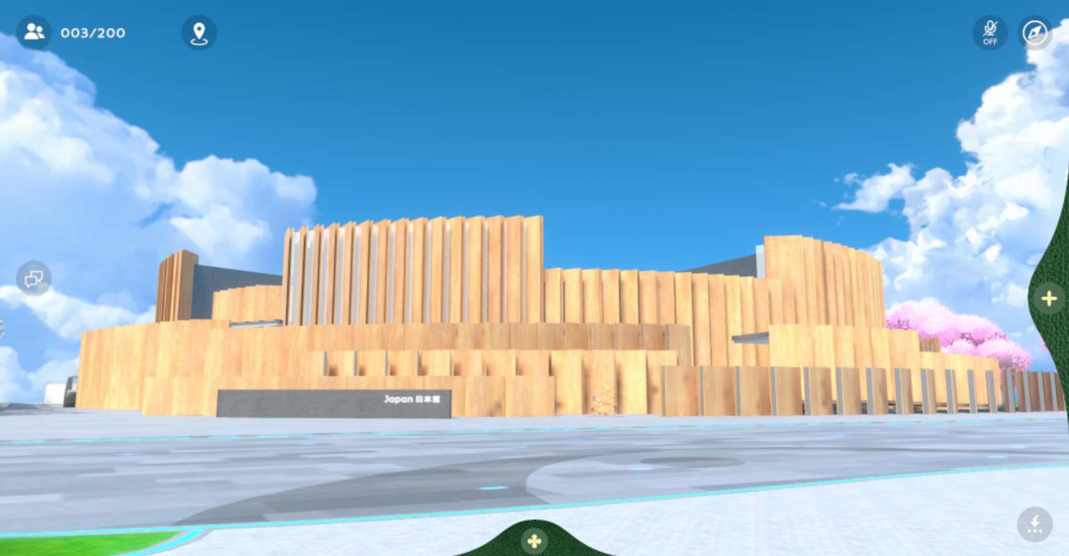 バーチャル万博「日本館」外観（プレスリリースより）