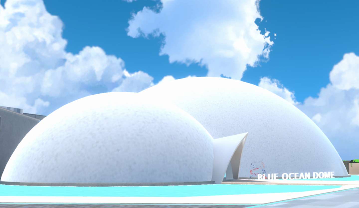 BLUE OCEAN DOME　「大地の島」（プレスリリースより）