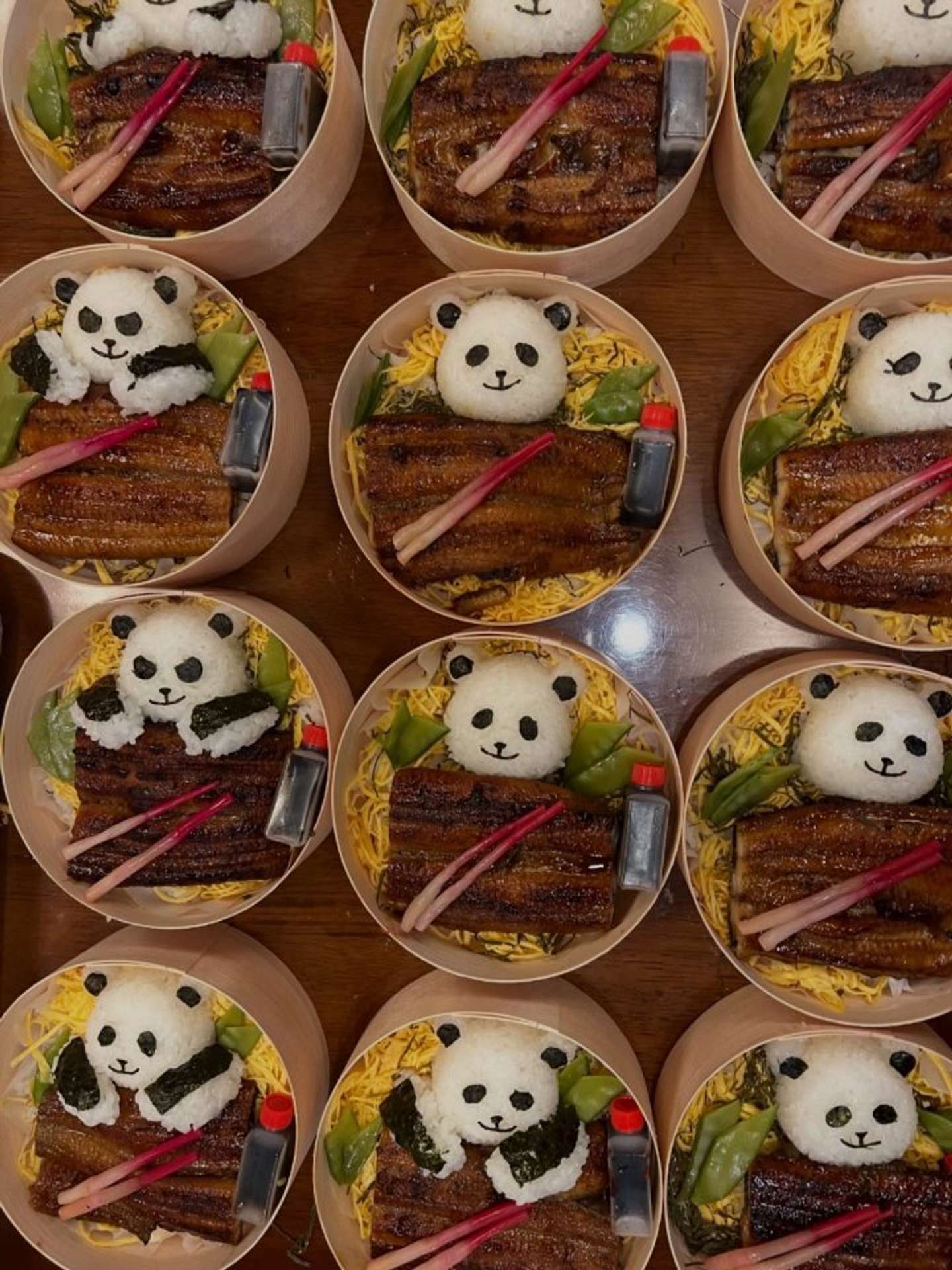 お休みパンダちゃんたち（画像提供：Brasserieしんかわ）