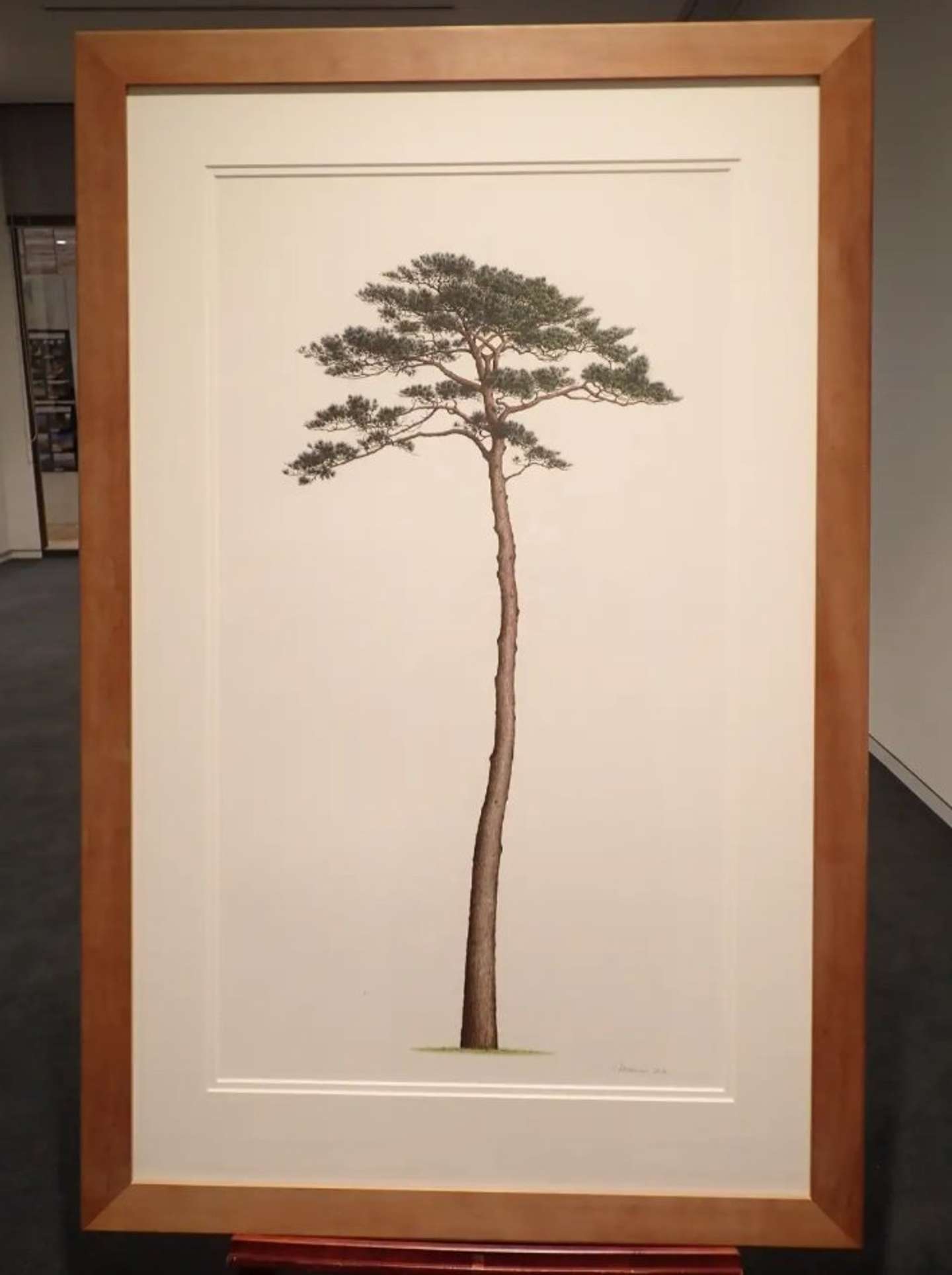 山中麻須美さん作「奇跡の一本松」　陸前高田市立博物館公式アカウント（＠RikutakaMuse）の投稿より