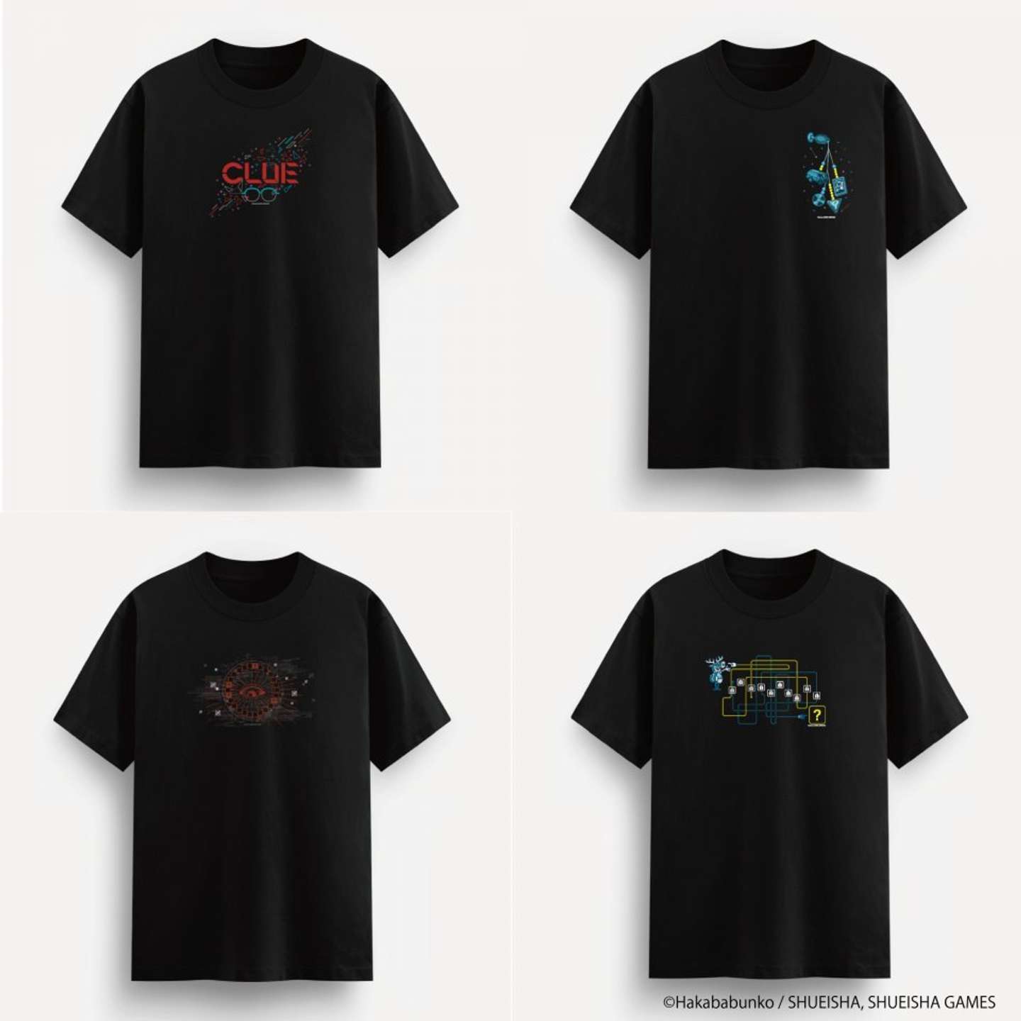 「ナゾトキTシャツ」（画像はプレスリリースより、（C）Hakababunko／SHUEISHA，SHUEISHA GAMES）