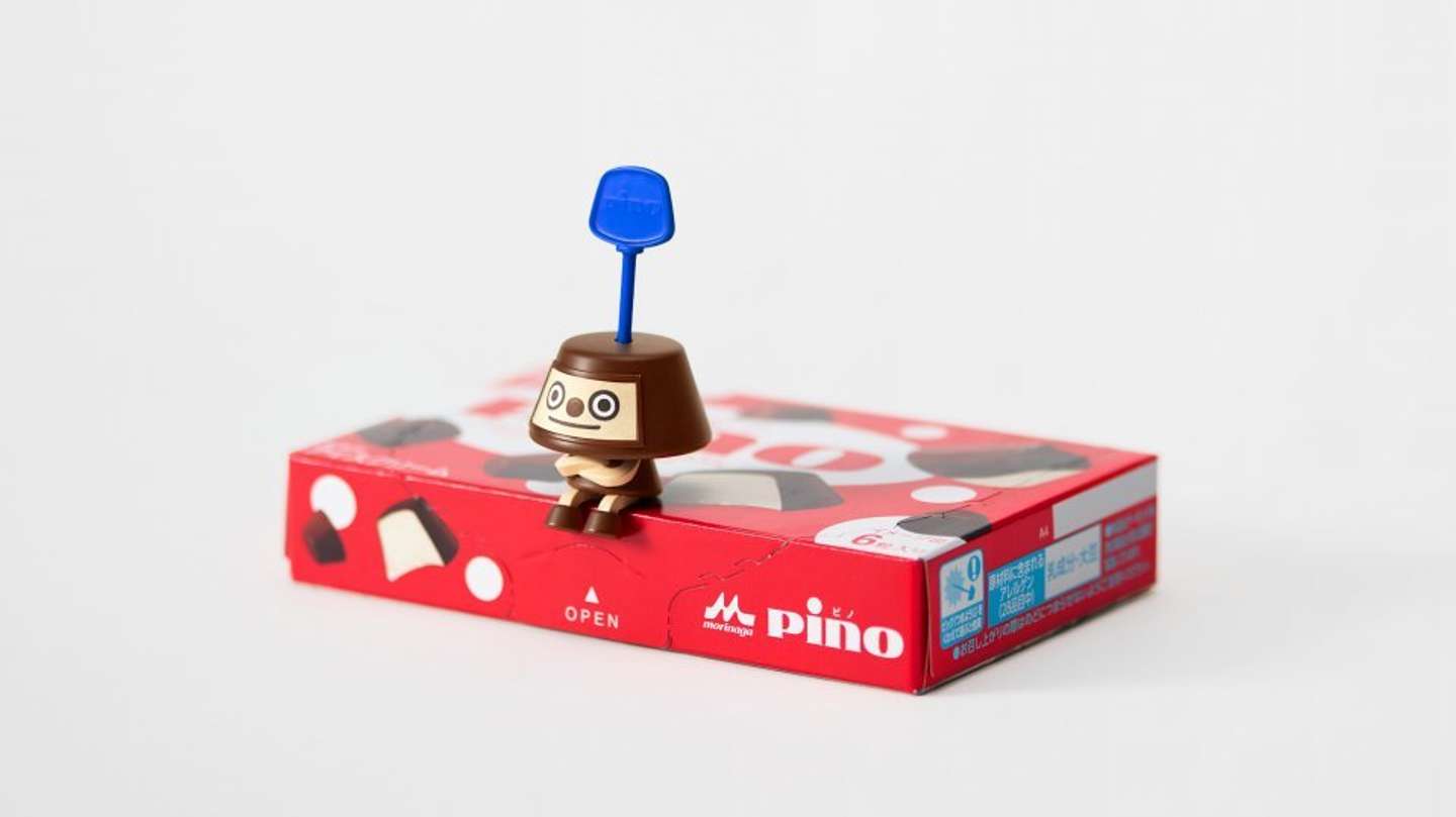 プレスリリースより、ピノ守護神（「ピノキャラ」フィギュア）