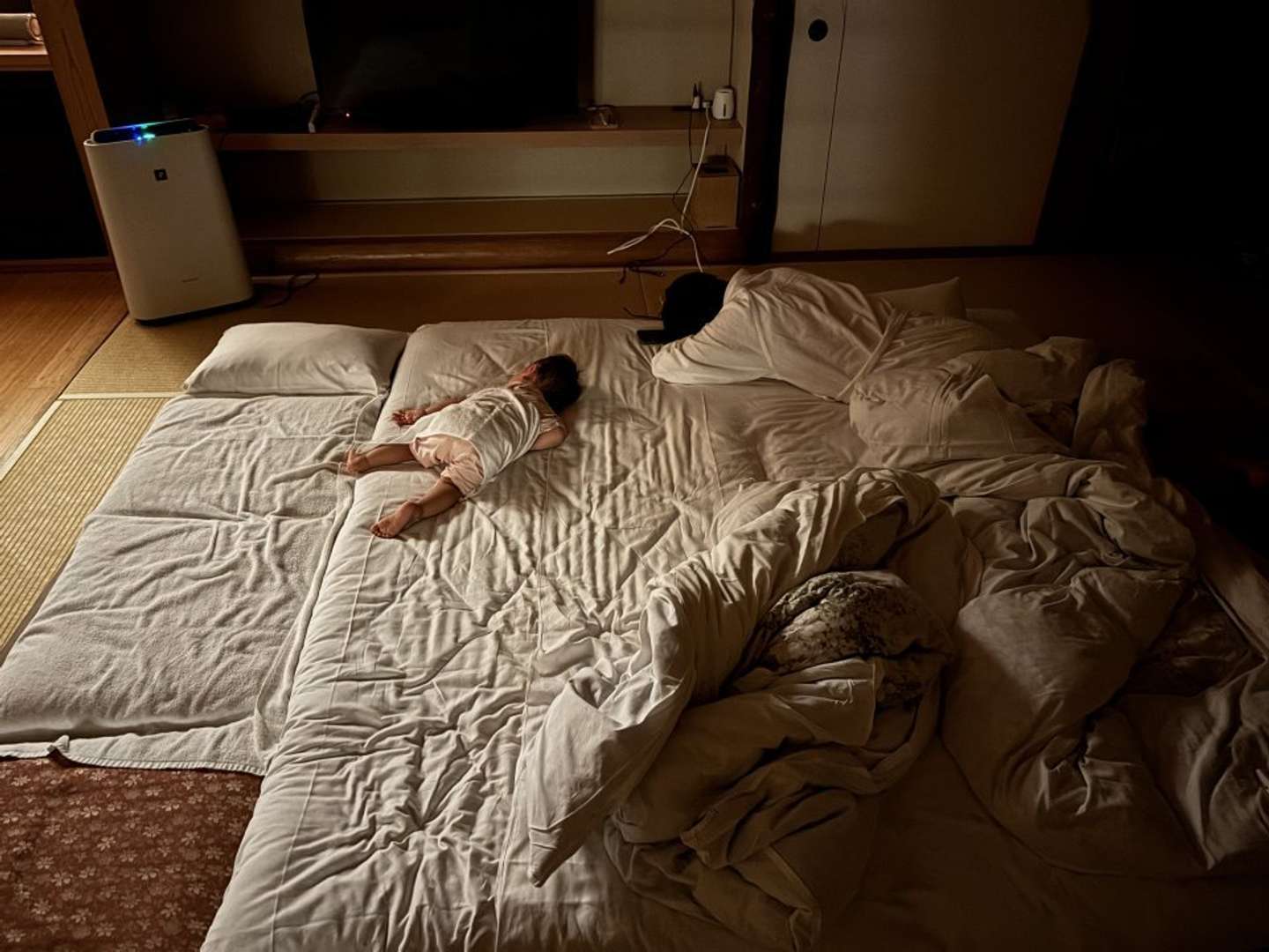 その日の夜はぐっすり（画像はiseri(＠iseri215)さん提供）
