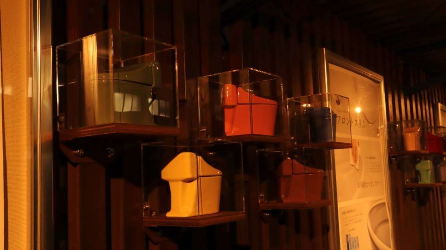 ミニチュアも展示（画像はジャニス工業の公式Xアカウント＠janis_frontslimより）