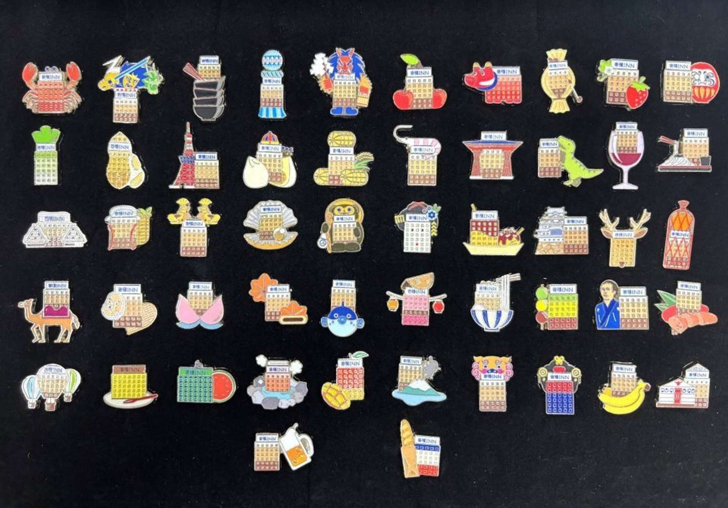 全部で52種類（画像提供：東横INN、再掲）