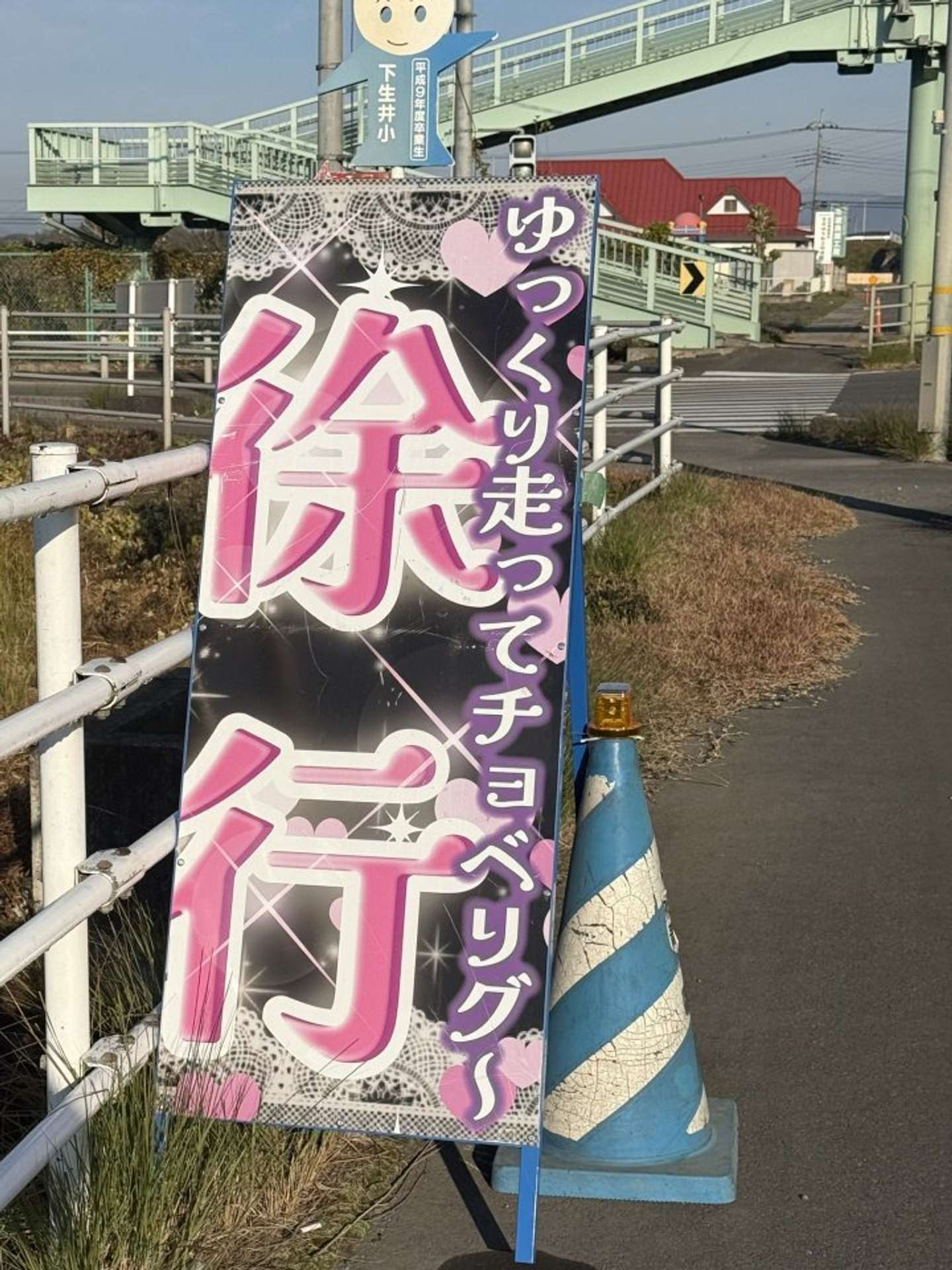 「徐行」バージョンも（画像はちゃんつる＠chantsuru_aquaさんの投稿より）