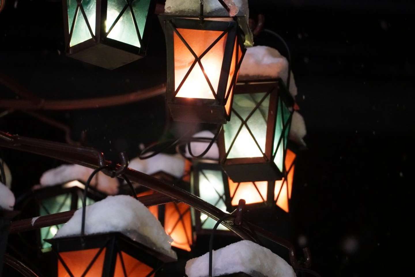 雪が積もるとより幻想的に（画像提供：小樽観光協会）