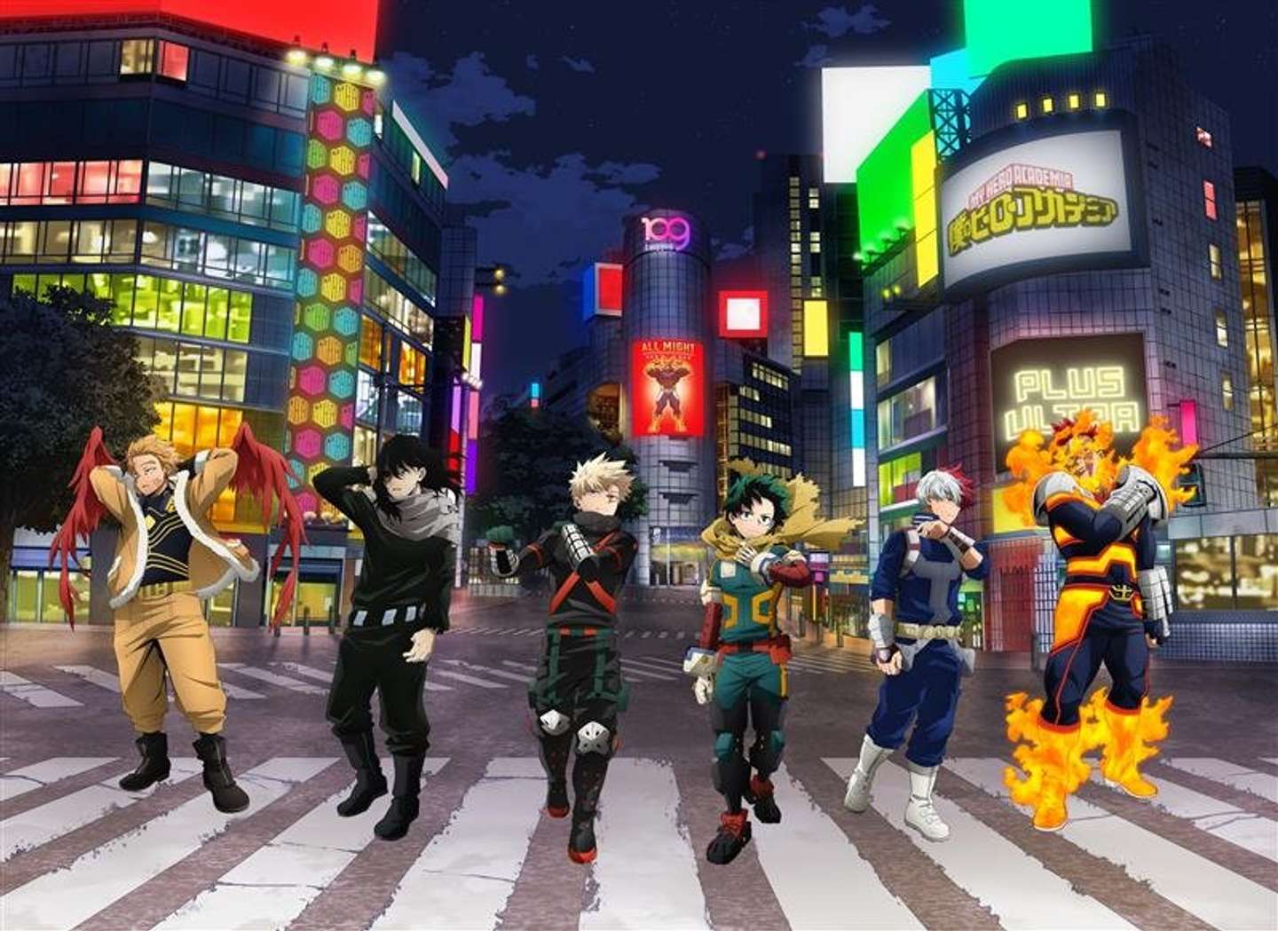 ヒロアカ×東急グループのコラボ開催中【画像はプレスリリースより】