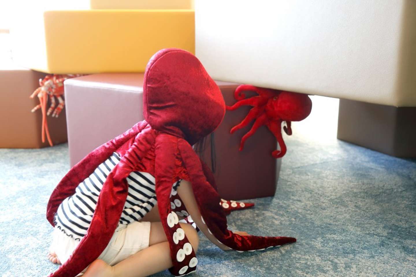 たこマントでタコに変身！