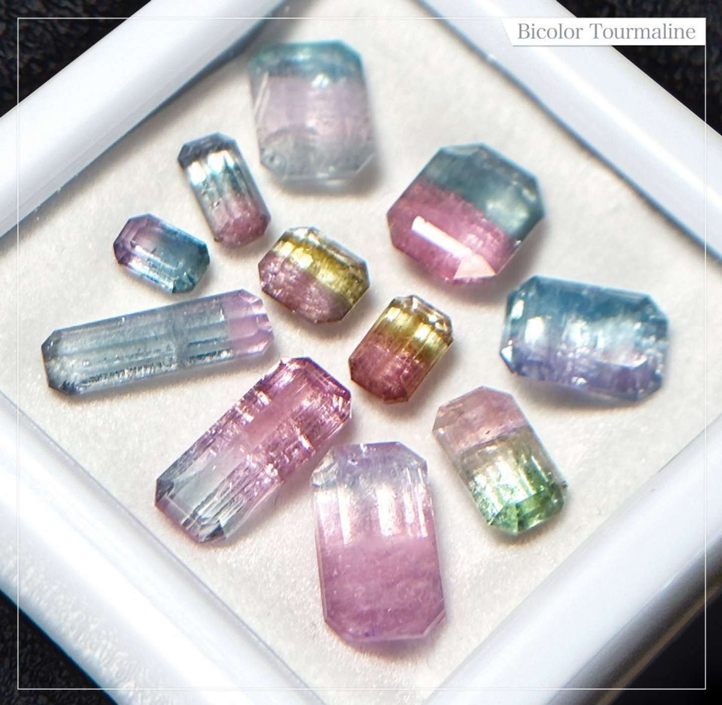  同じ「トルマリン」でも個性は様々（画像提供：ろこ（＠roko_o64）さん）