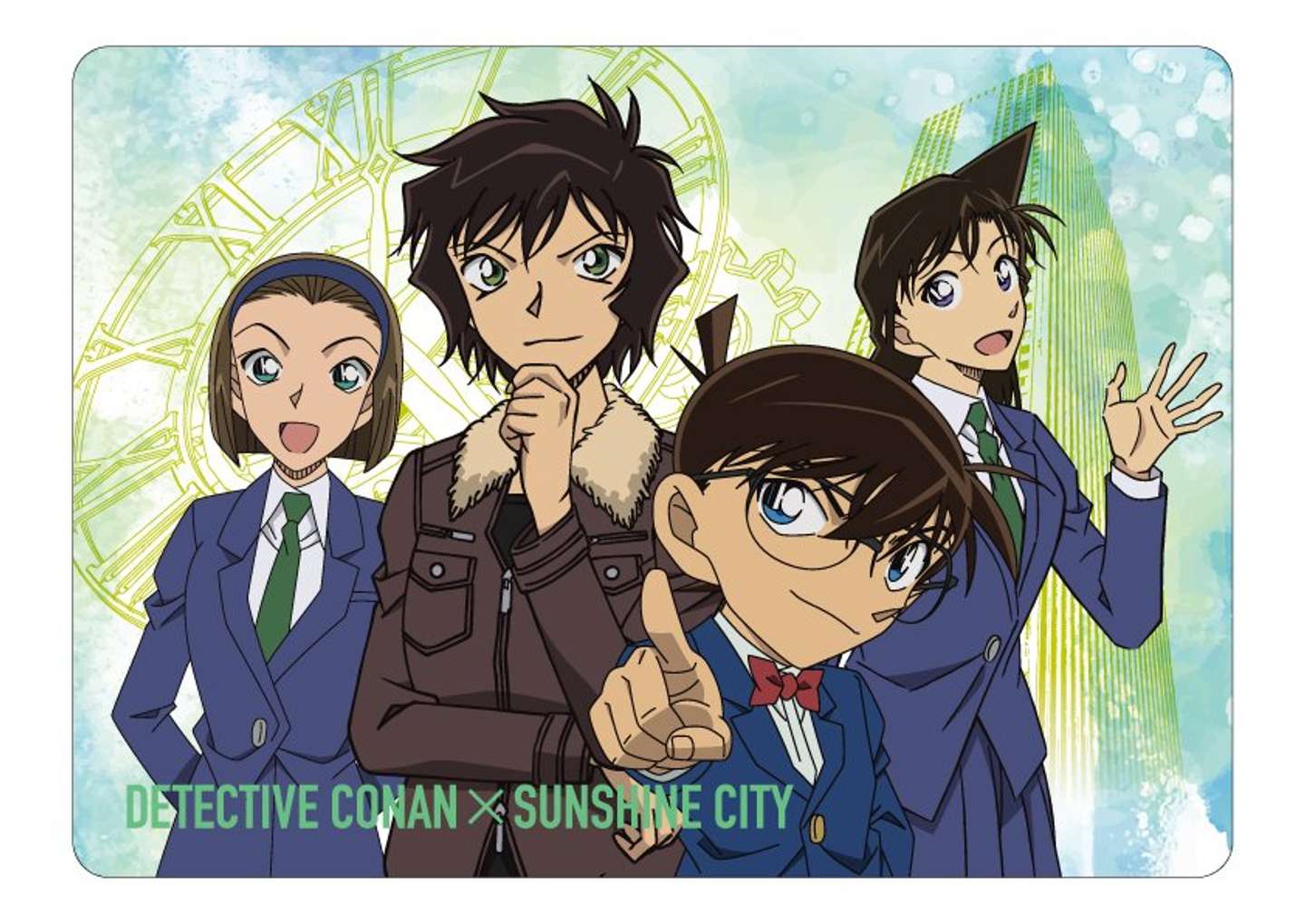 第二弾オリジナルメタルカード　提供：サンシャインシティ（C)青山剛昌／小学館・読売テレビ・TMS 1996