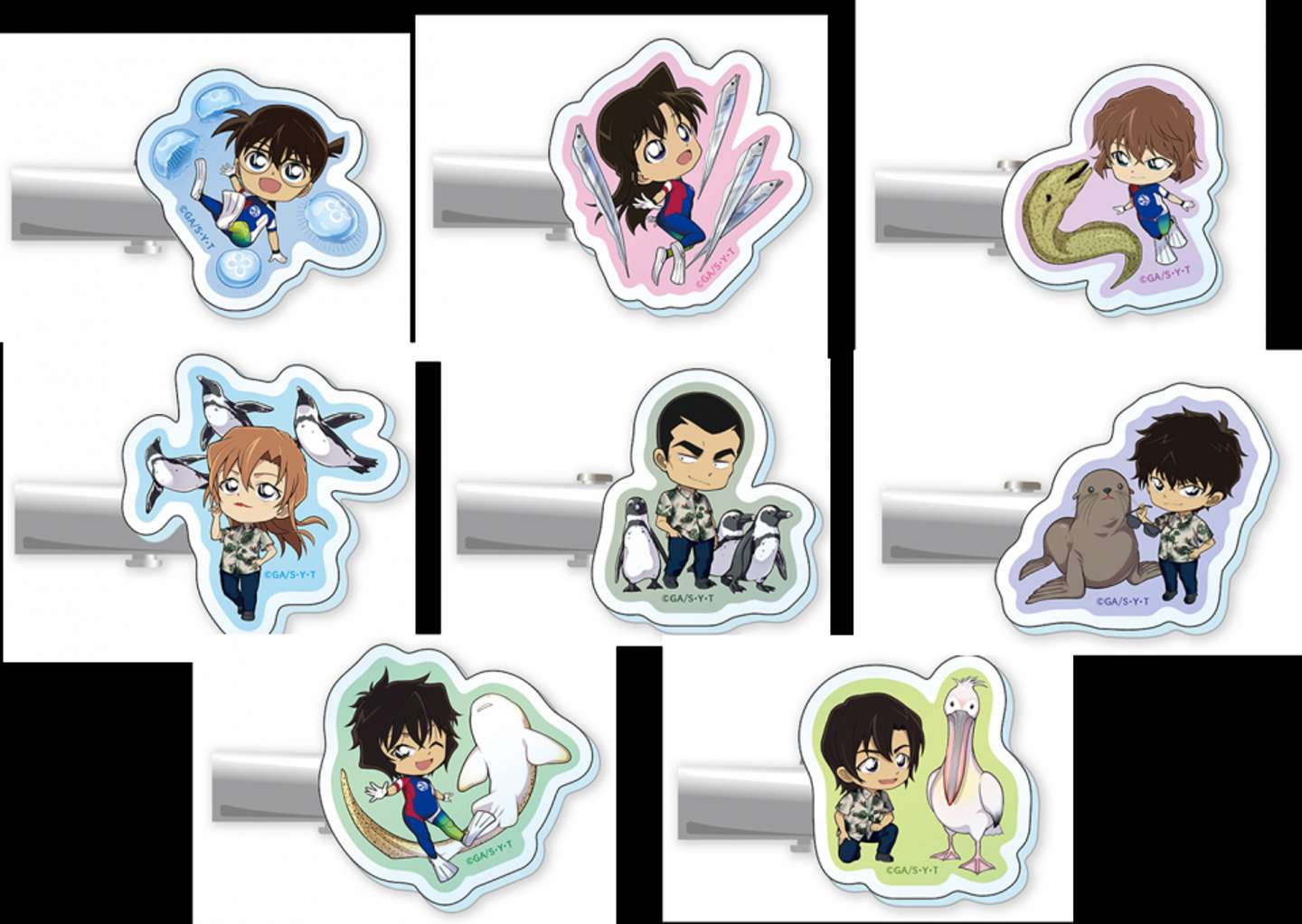 前髪クリップ（全8種）【990円】　提供：サンシャインシティ（C)青山剛昌／小学館・読売テレビ・TMS 1996