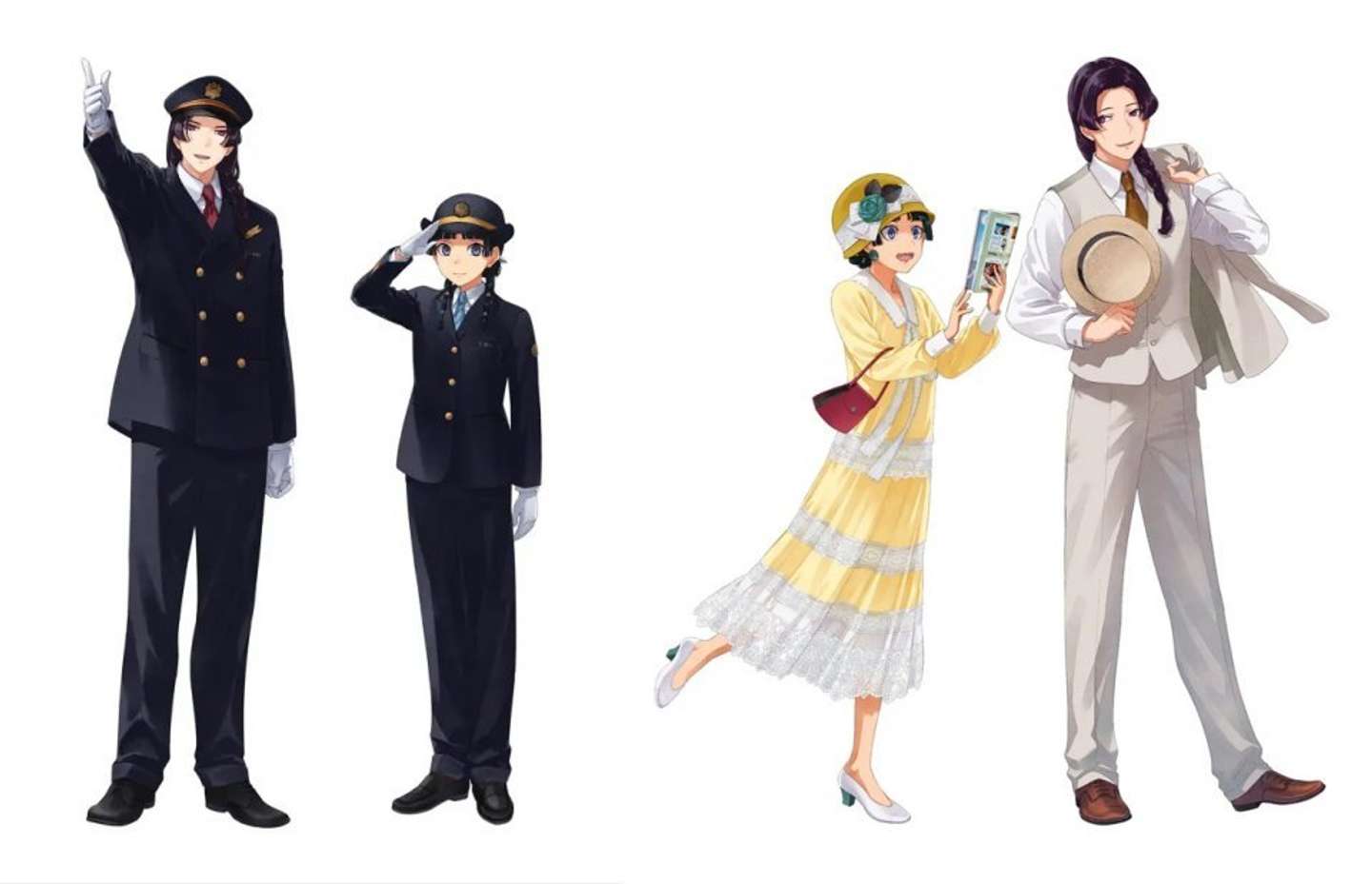 第1弾コラボ企画のオリジナルイラスト（イメージ）、第３弾コラボ企画のオリジナルイラスト（イメージ）　（C)日向夏／イマジカインフォス　イラスト：しのとうこ