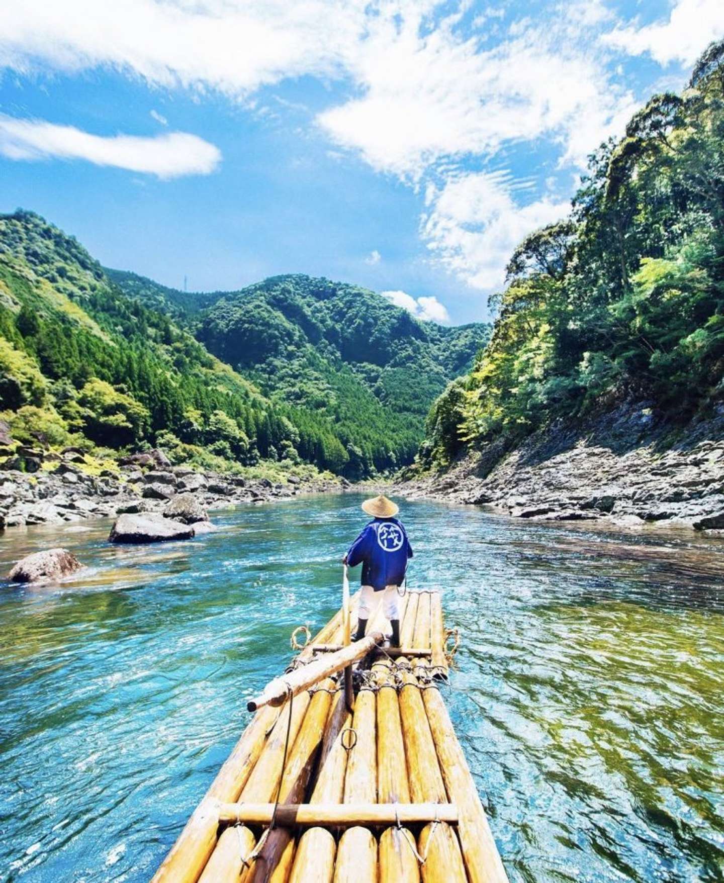 北山村観光協会の公式X（＠kitayamamura）の投稿より「北山川観光筏下り」
