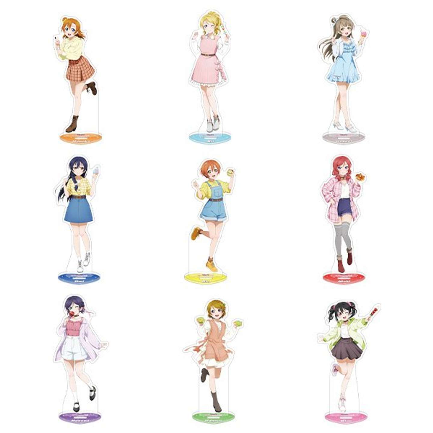 ラブライブ！ μ's ＆ Aqours×レジャフェス　グッズ　アクリルスタンド（全18種）各1980円