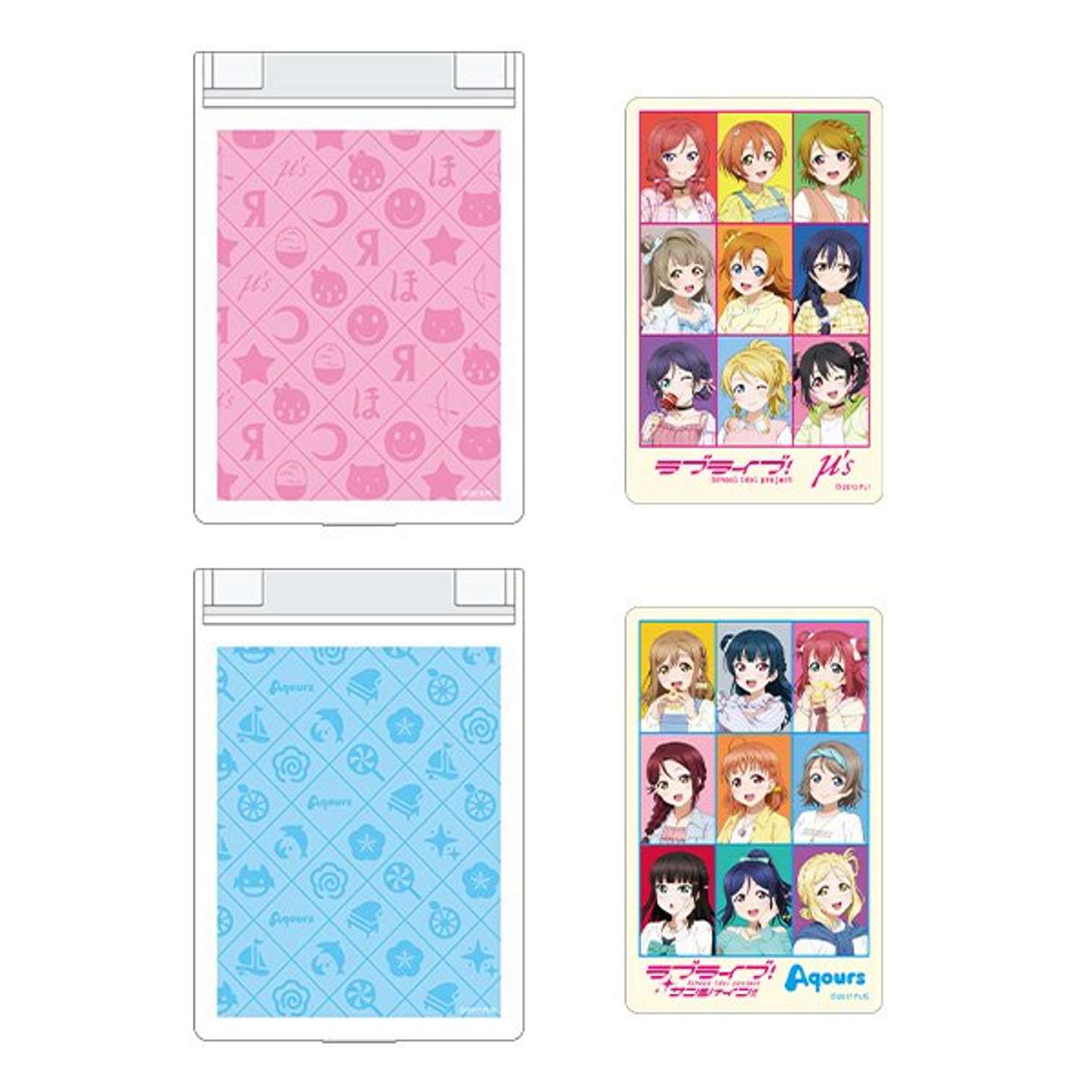 ラブライブ！ μ's ＆ Aqours×レジャフェス　グッズ　カスタムミラー（全2種）各880円