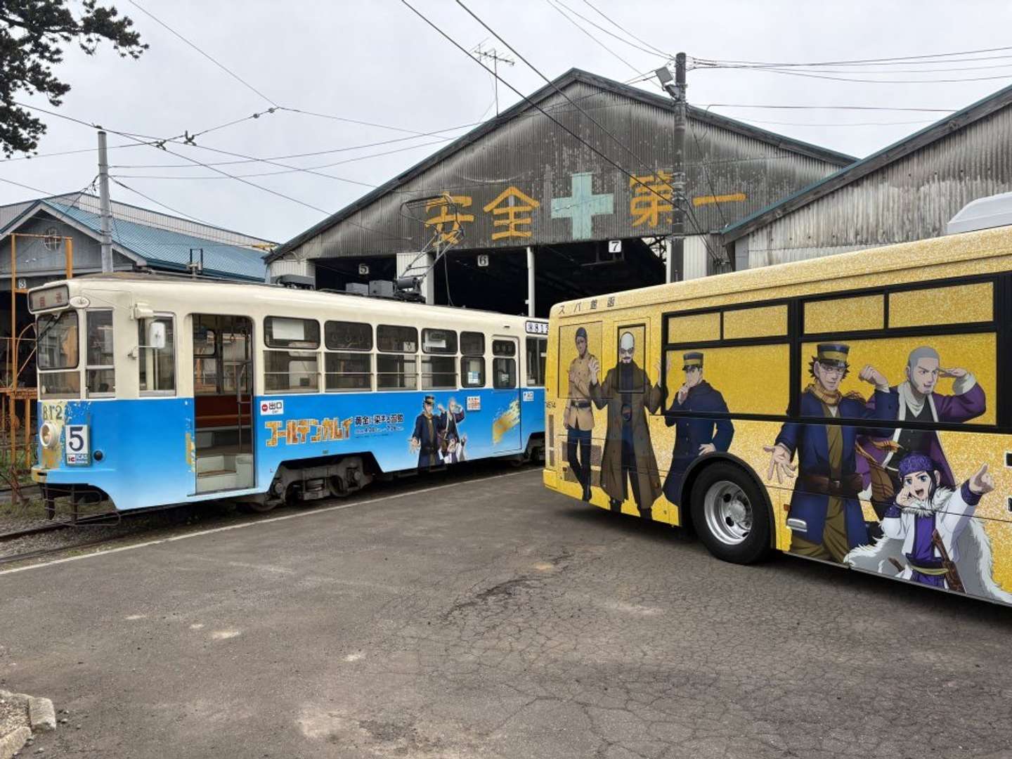 「ゴールデンカムイ 黄金に染まる函館」公式X＠Hakodategk0428の投稿より