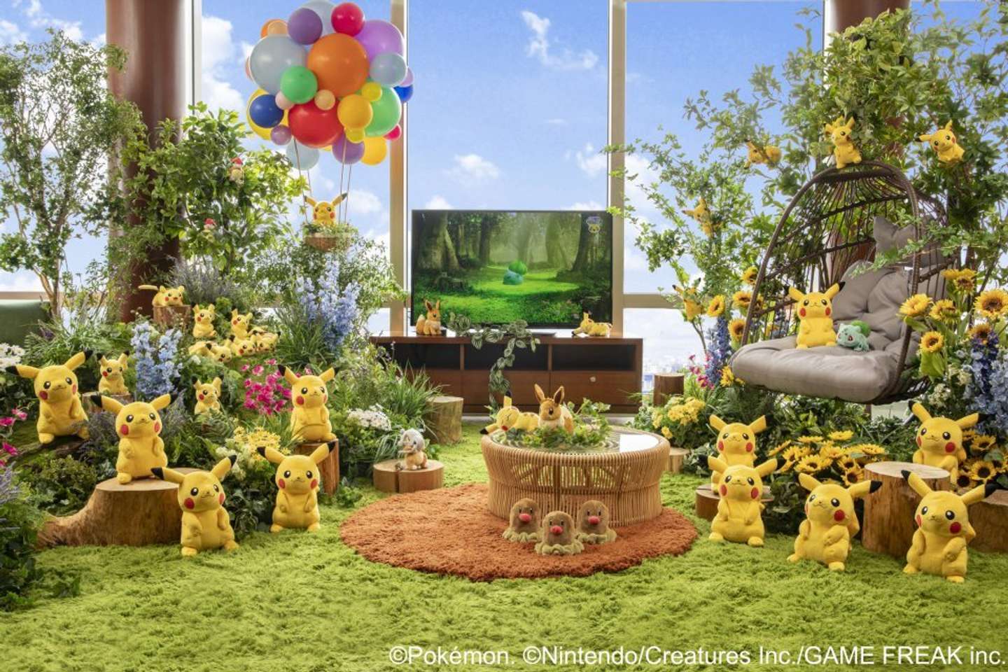 ピカチュウがいっぱいだ～！（C)Pok&eacute;mon. （C)Nintendo／Creatures Inc.／GAME FREAK inc.