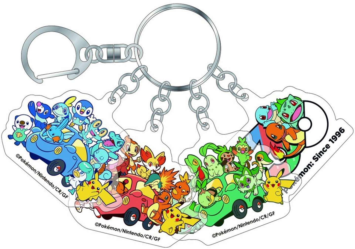 「めぐってであおう！ポケモンサービスエリアのたび」アクリルキーホルダー税込み1650円