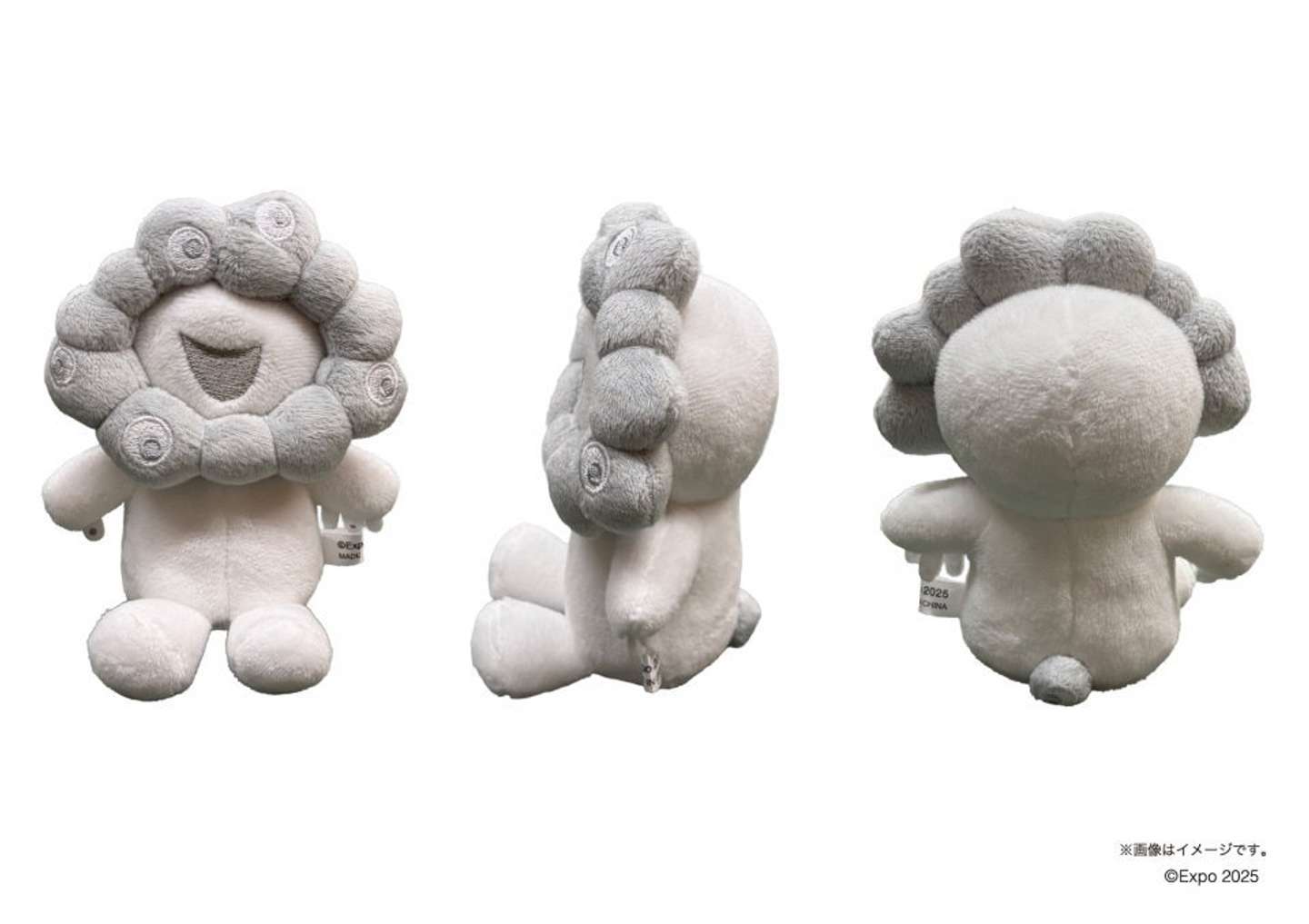 「白ミャクミャク ぬいぐるみ付クッキー」（画像はプレスリリースより）