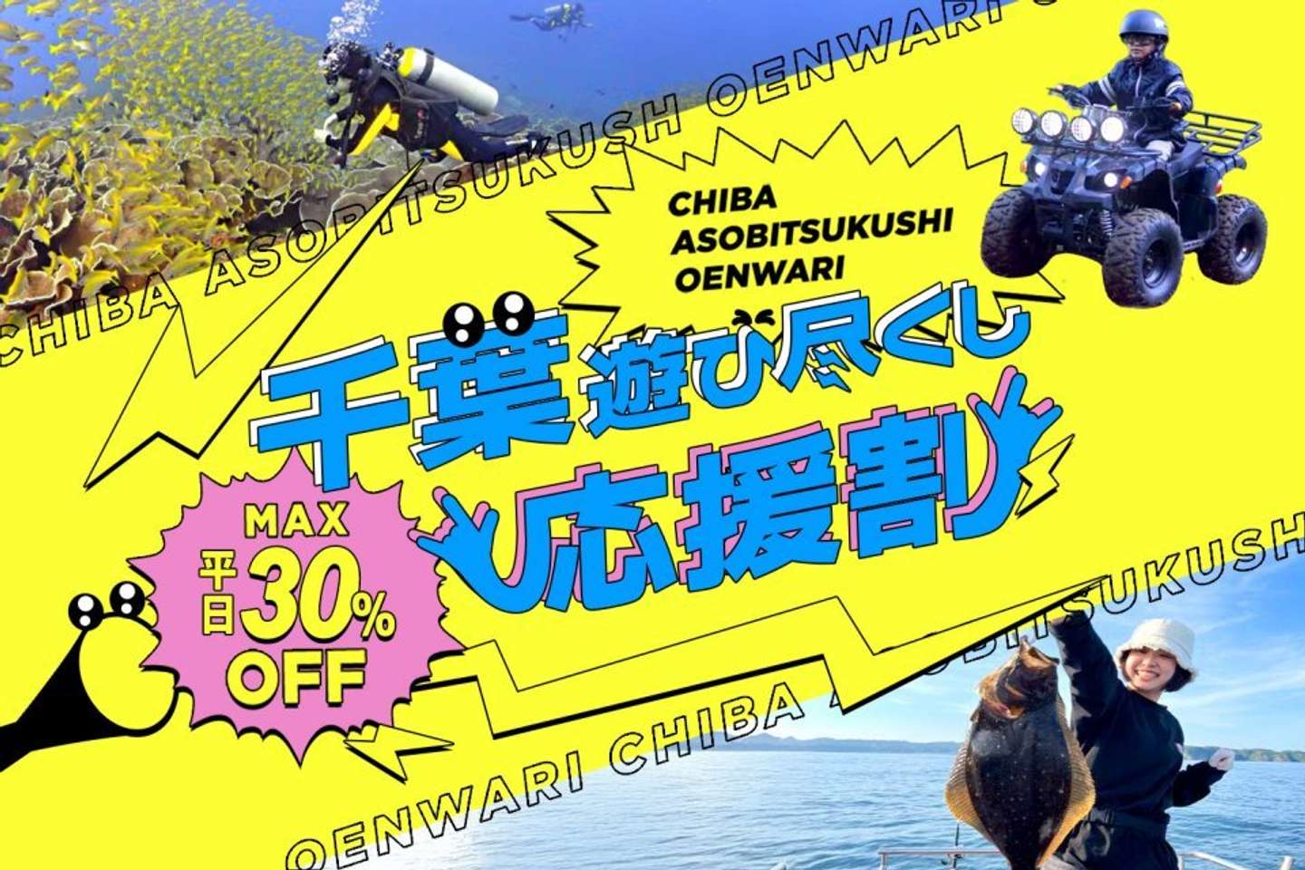千葉遊び尽くし応援割（画像はプレスリリースより）