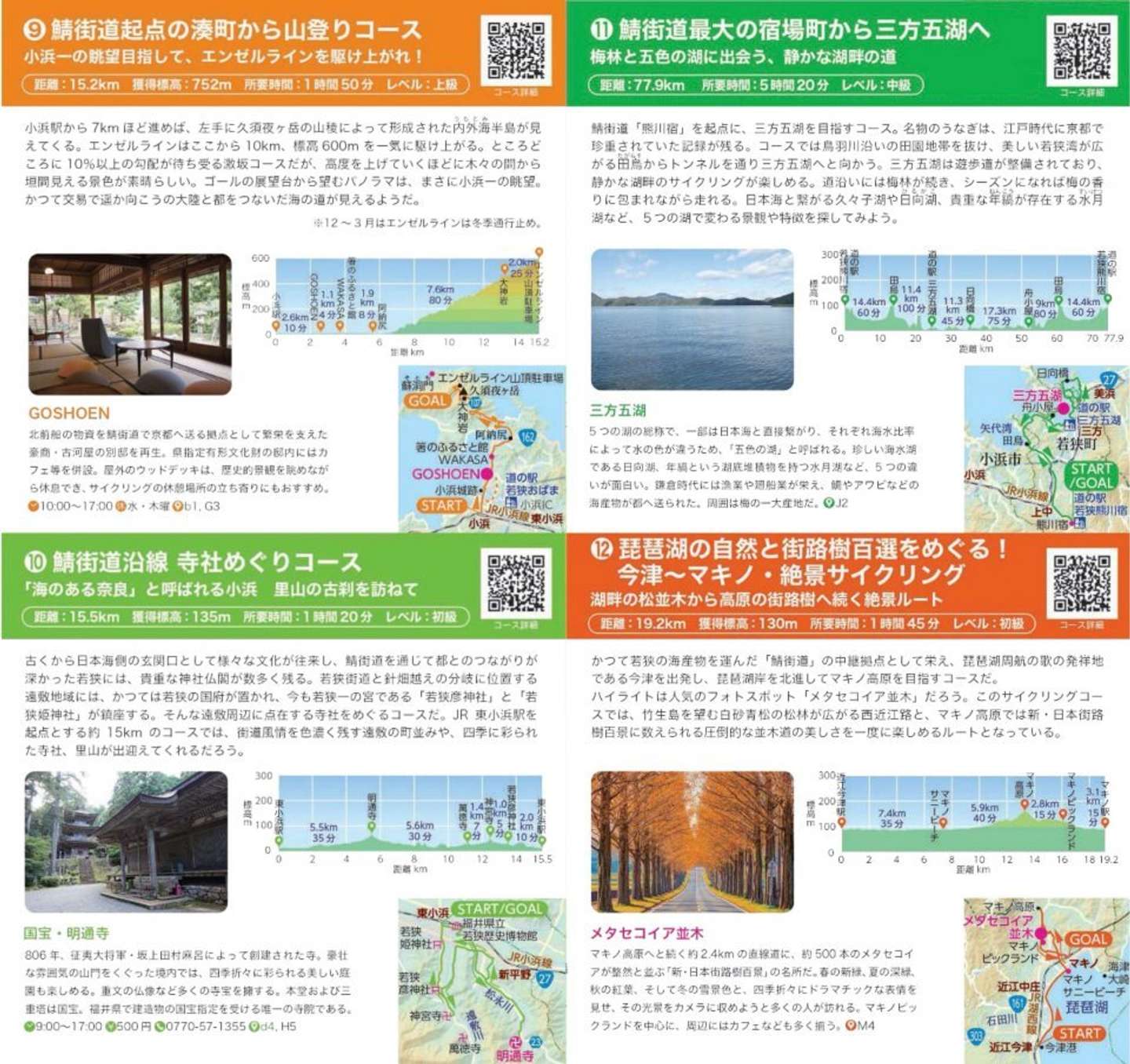 地域の景観と食を楽しむ「8つの地域内周遊コース」（画像はプレスリリースより）