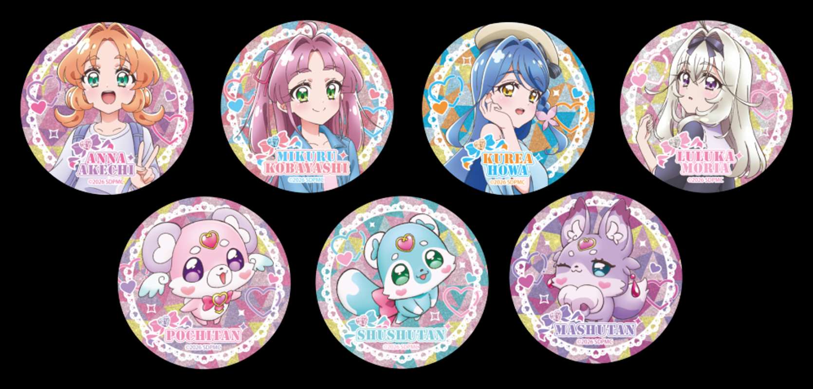オリジナル缶バッジ（イメージ）（C) 2026 映画名探偵プリキュア！製作委員会